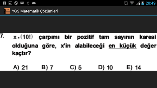 YGS Matematik Soru - Çözümleri