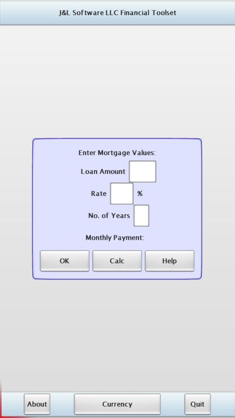 J&amp;L Financial Toolset Screen 3