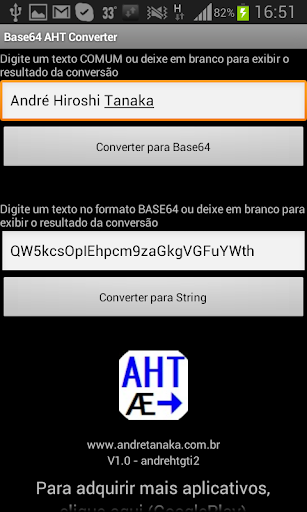 【免費生產應用App】Base64 encoding AHT FULL-APP點子