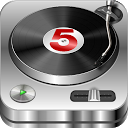 DJ Studio 5 - Free music mixer mobile app icon