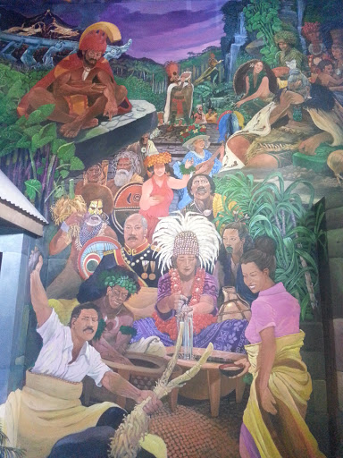 The Root of Happiness Kava Mural