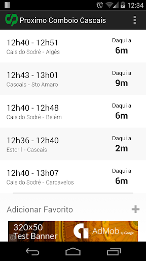 Next Train Cascais