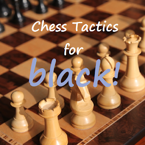 Chess Tactics for black logo