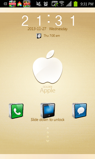 GoldenApple go locker theme