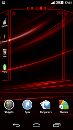 Rays Red Theme Xperien poster 8