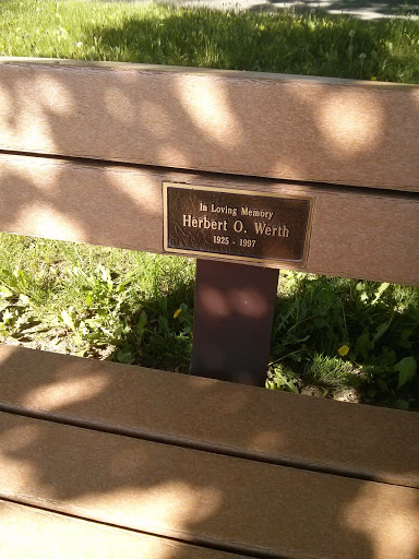 Herbert O. Werth Memorial Bench