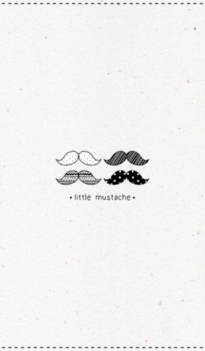 little mustache 카카오톡 테마