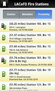 LACoFD Fire Station Directory Screenshots 1
