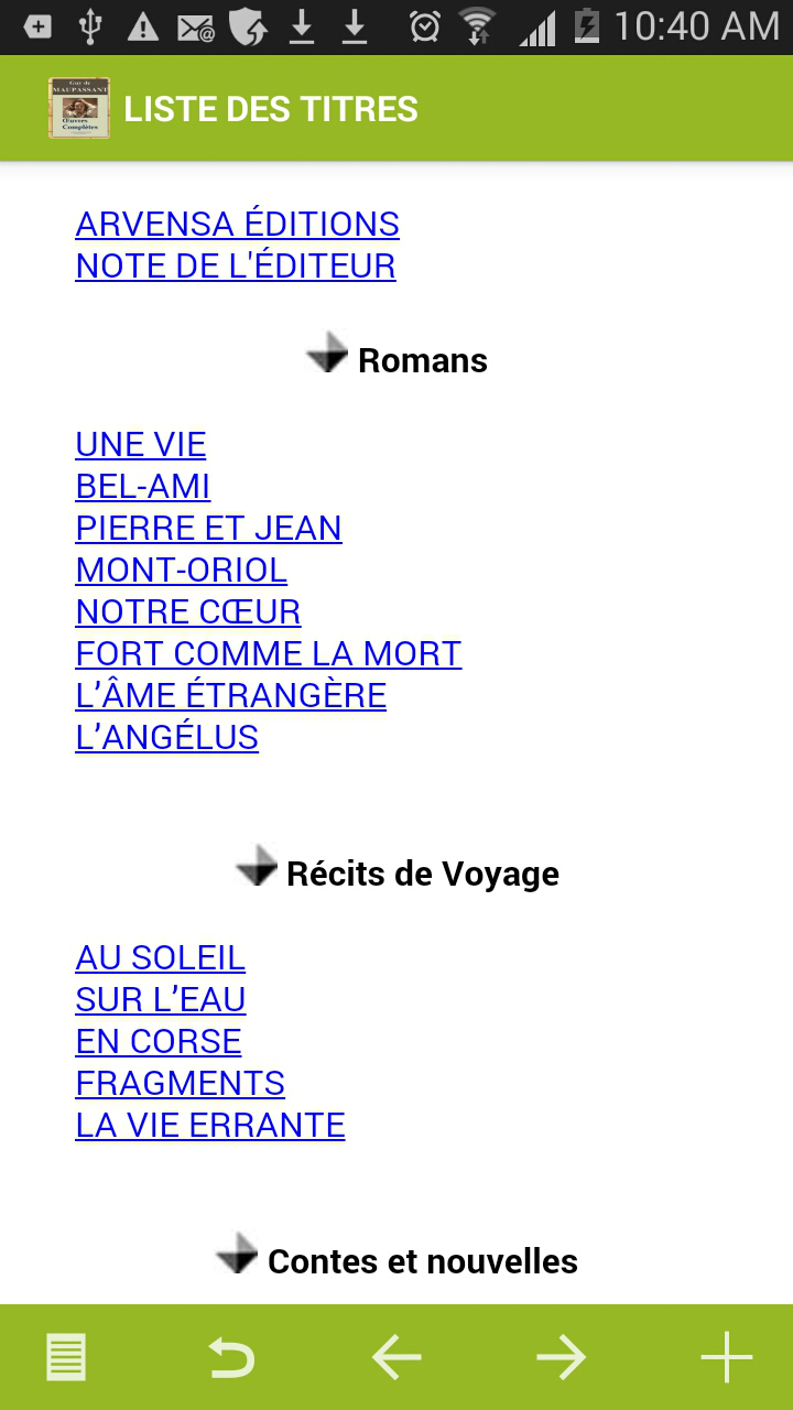 Maupassant : Oeuvres complètes Screen 1