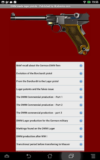 DWM made luger pistols