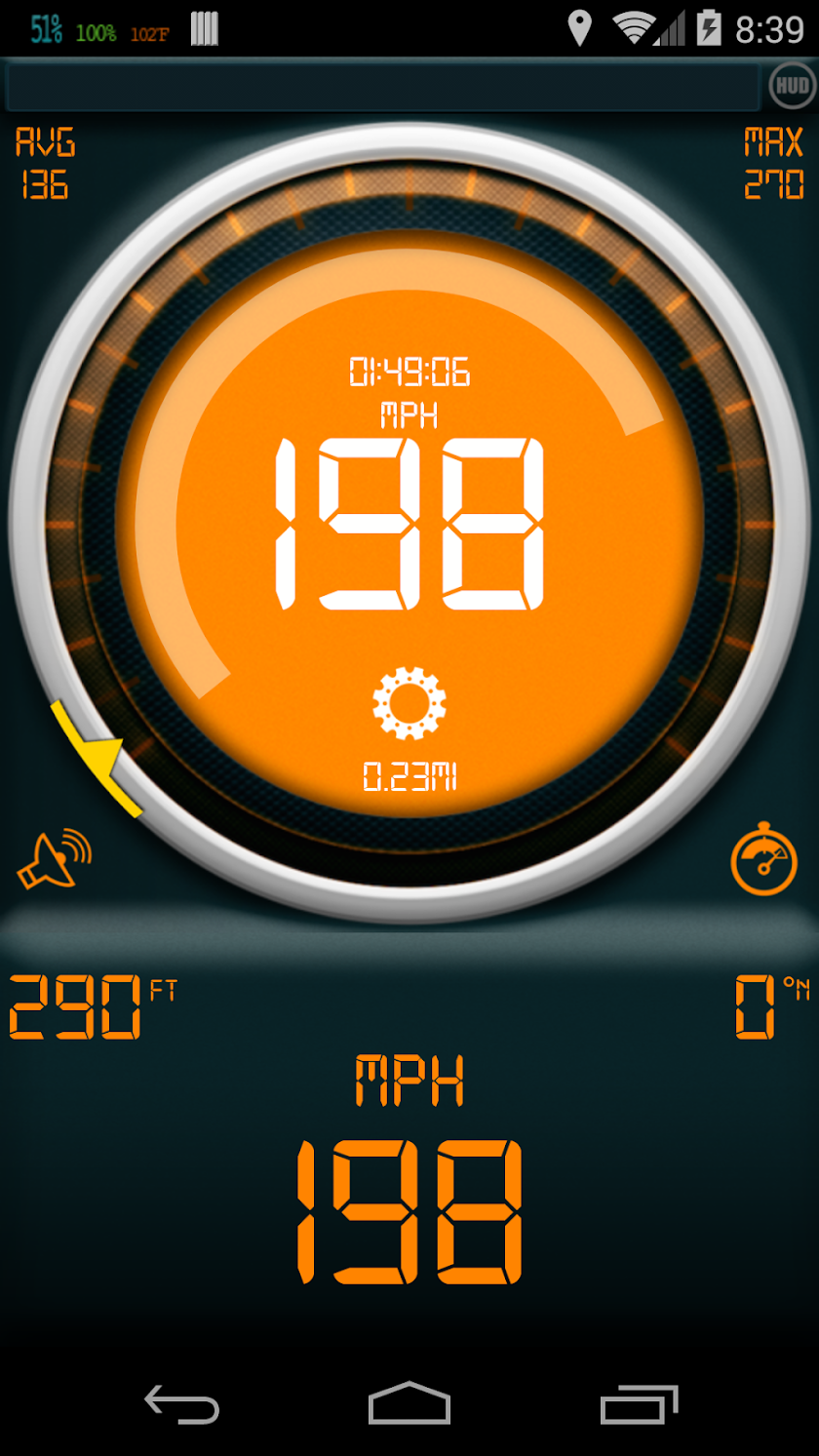 Gps Speedometer Pro Screen 2
