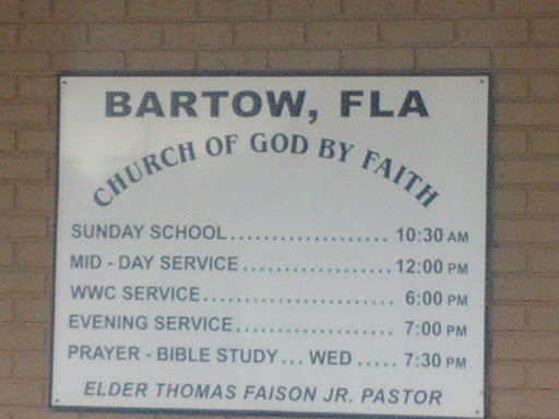 Church Of God By Faith