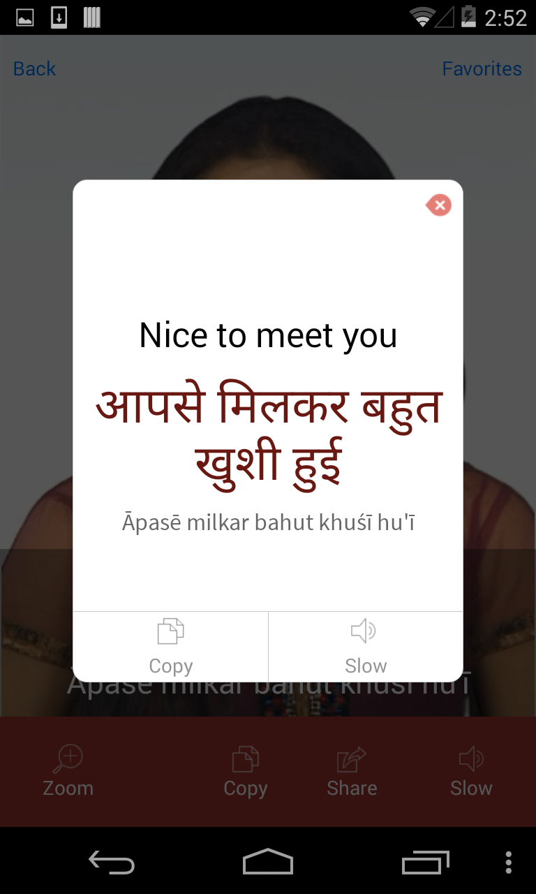 Hindi Video Dictionary Screen 3
