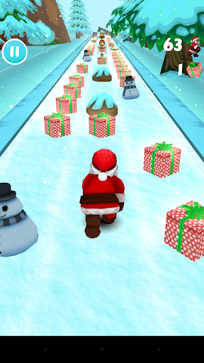 【免費休閒App】Santa Run 3D Christmas Game-APP點子