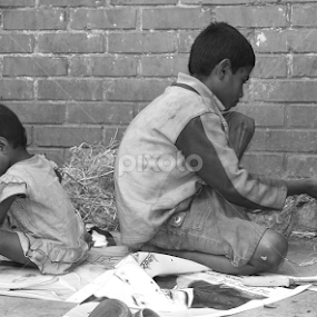 Rude Childhood by Yunus Mony - Black & White Portraits & People