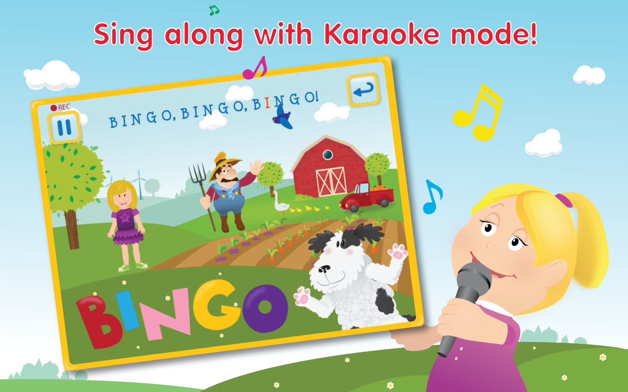 Android application Nursery rhymes: Bingo Song HD screenshort