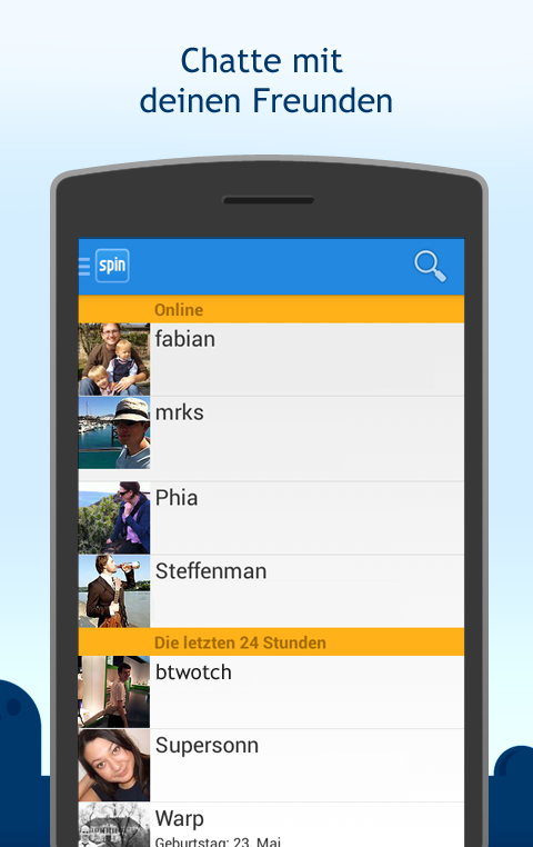 spin.de German Chat-Community Screen 3