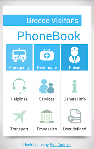 Greece Visitor Phonebook