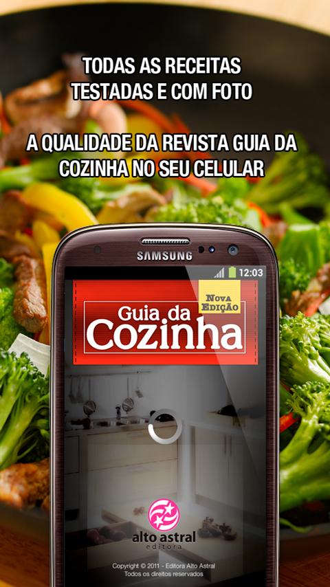 Android application Guia da Cozinha, nova edição screenshort