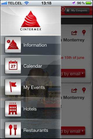 【免費旅遊App】Events in Cintermex-APP點子