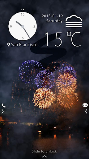 【免費個人化App】Fireworks GO Locker Free Theme-APP點子