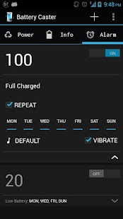 Battery Caster - Save & Alarm Screenshots 3