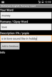 Dictionary Gibsy Roma EN CZ RU Screenshots 9