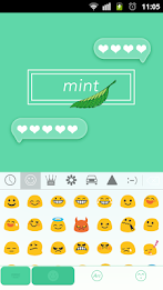 Mint Theme for Emoji Keyboard poster 2