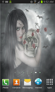 Download Gothic Skull Rose Live LWP APK