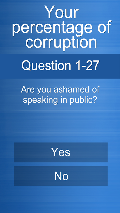 Android application How bad are you? screenshort