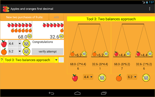 免費下載教育APP|Apples and oranges 1 decimal app開箱文|APP開箱王