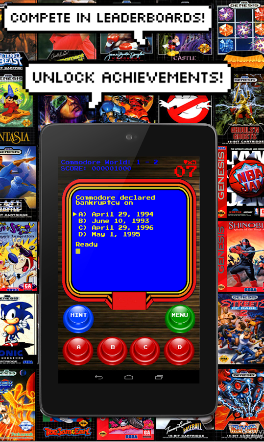 RetroQuiz: VideoGames - screenshot