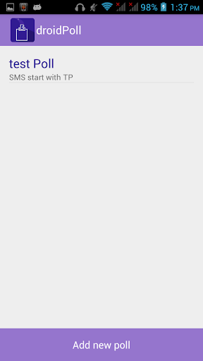【免費生產應用App】droidPoll - SMS Poll Manager-APP點子