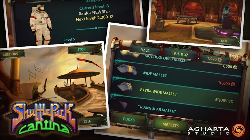 Shufflepuck Cantina GOLD Screen 3