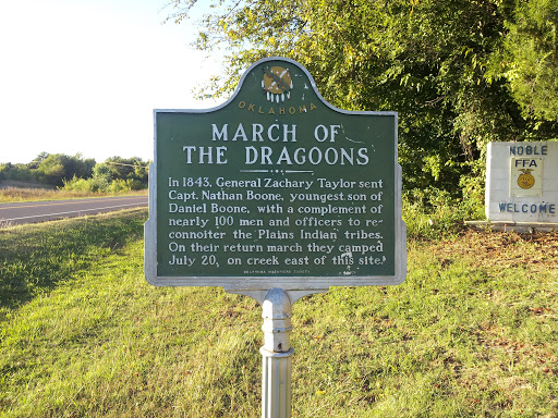 March of the Dragoons Historical Marker