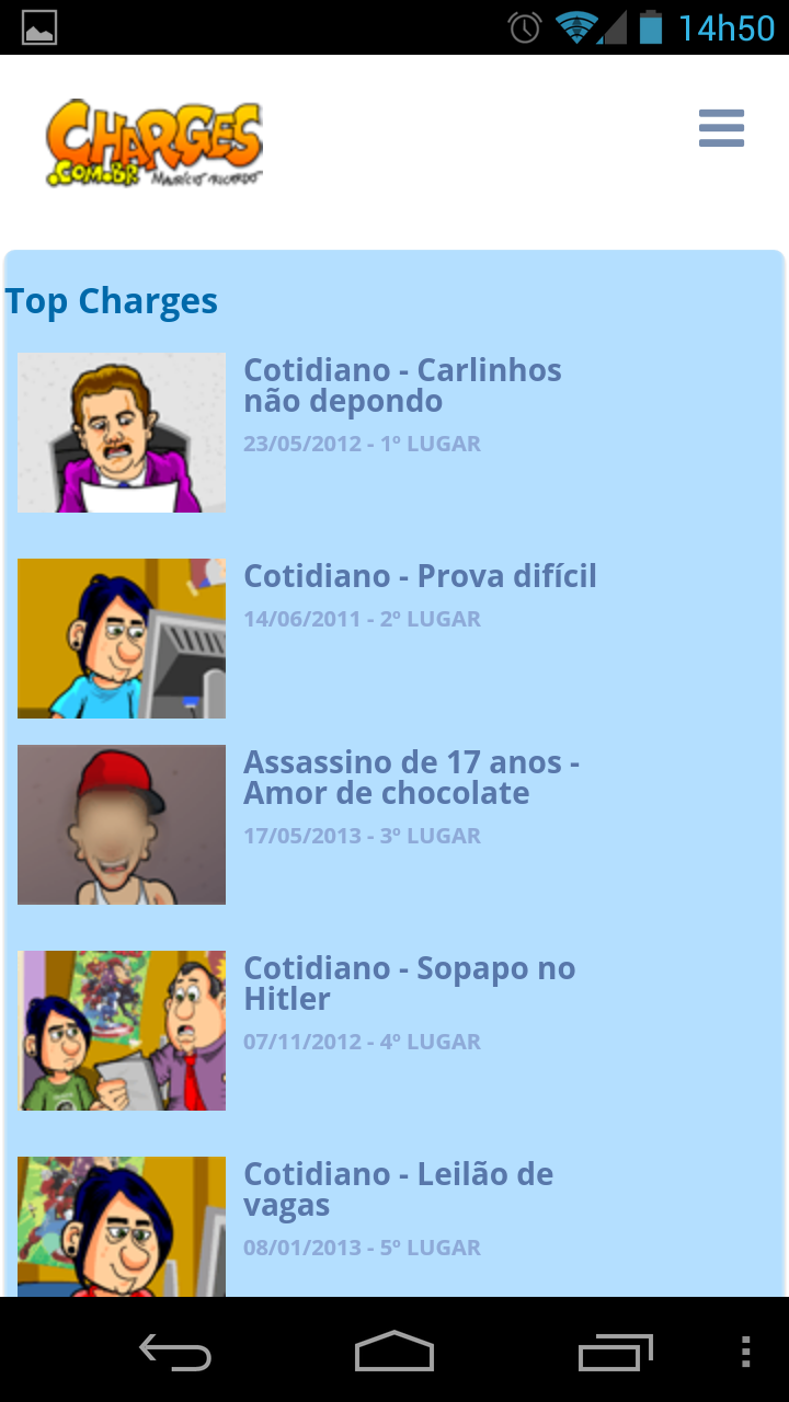 Charges.com.br Screen 3