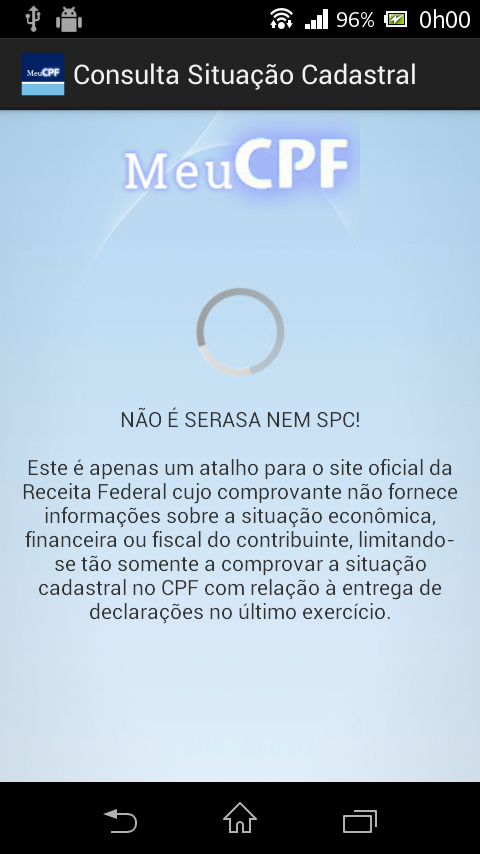 Meu CPF Screen 3