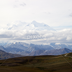 Denali Mountain by Michelle DeWeese Webber - Landscapes Mountains & Hills