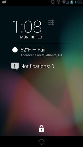 DashClock Extension Facebook