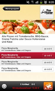 Pizza Express-Pizza bestellen Screenshots 2