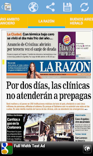 Lastest Front Pages of Argentina APK for Android