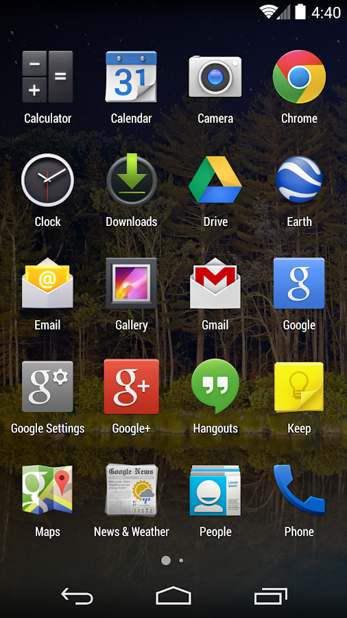Google Now Launcher - screenshot
