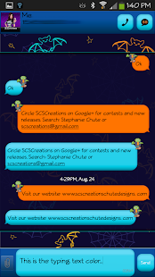 GO SMS - Frakenstein Screenshots 0