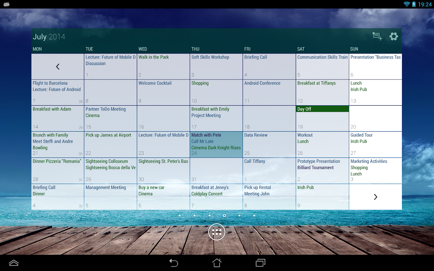 Business Calendar Pro - screenshot