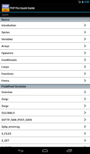 PHP Pro Quick Guide Screenshots 3