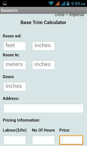 Base Trim Calculator