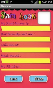 Slam Book Screenshots 2