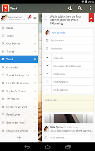 Wunderlist: To-Do List & Tasks - screenshot thumbnail