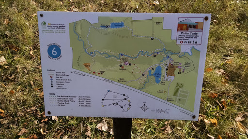 Trail Map At Dix Pond