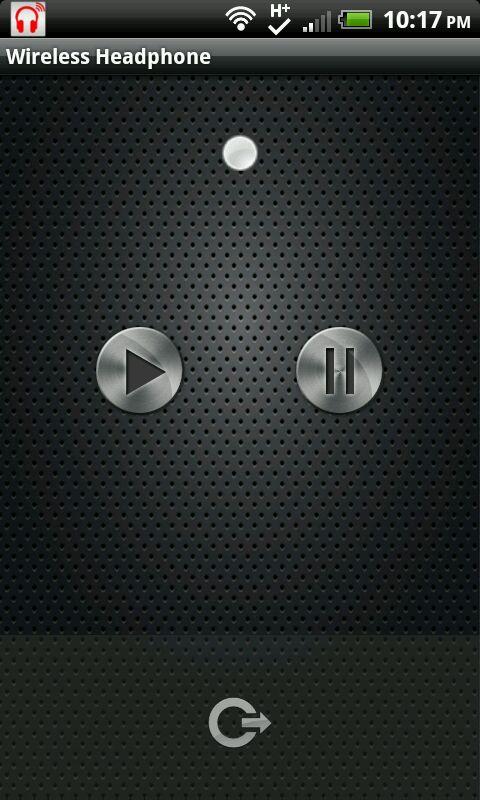 Android application Wireless Headphone screenshort
